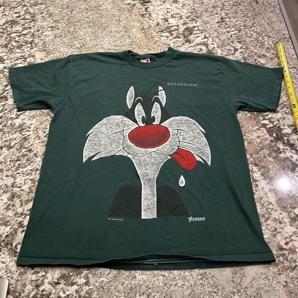 vintage 1990s Looney Tunes Sylvester T-shirt by  Size XL‎